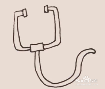 听诊器简笔画