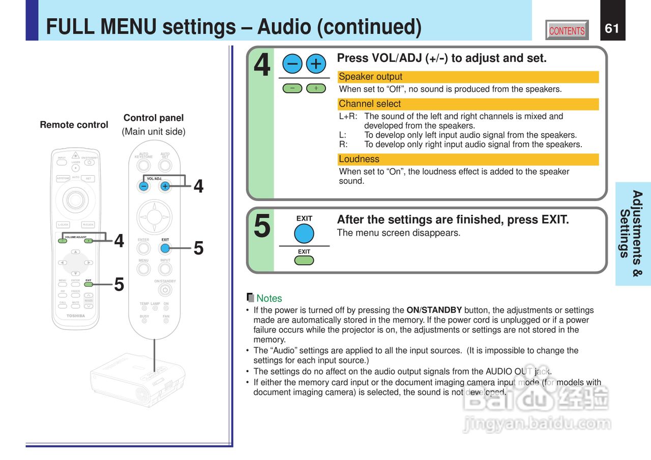东芝 TLP-X21影机说明书:[7]