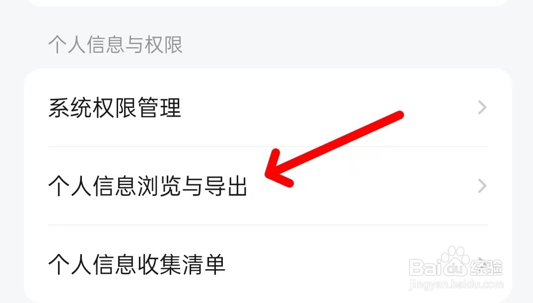 皮皮怎么导出个人信息