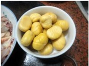 下饭菜之栗子鸡的快速做法