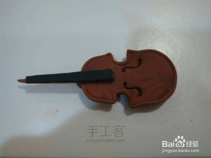 超轻黏土小提琴的制作
