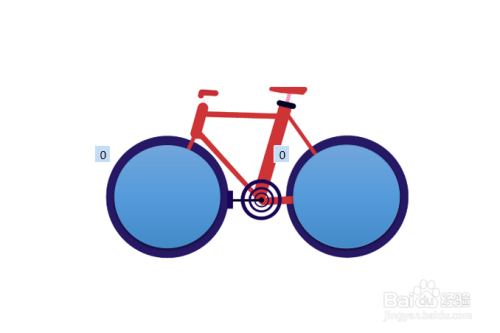 PPT如何制作自行车转动的动画效果