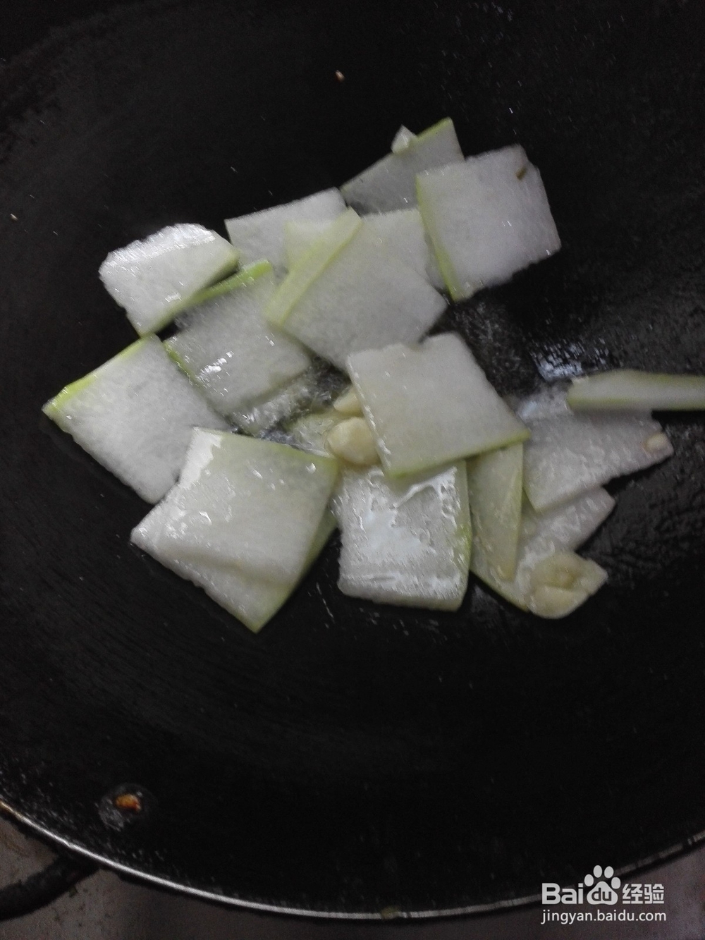 素炒冬瓜片的做法