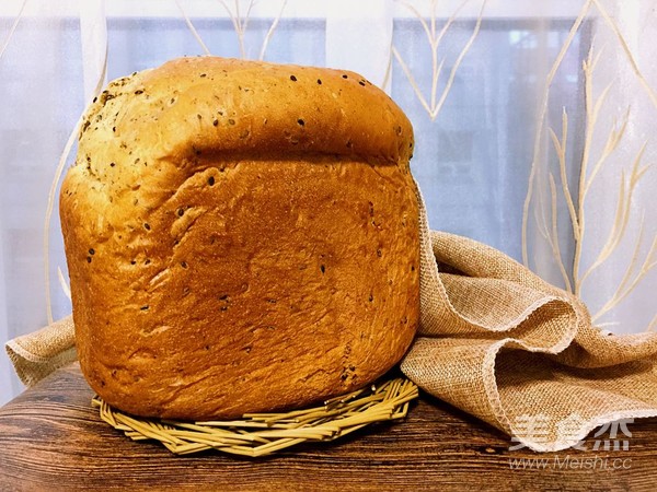 黑芝麻吐司(面包机版)