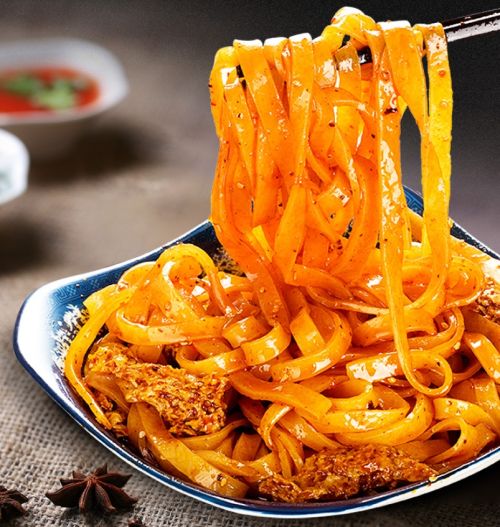 速食擀面皮儿,秦圣陕西宝鸡特色美食,真空包装更加安全