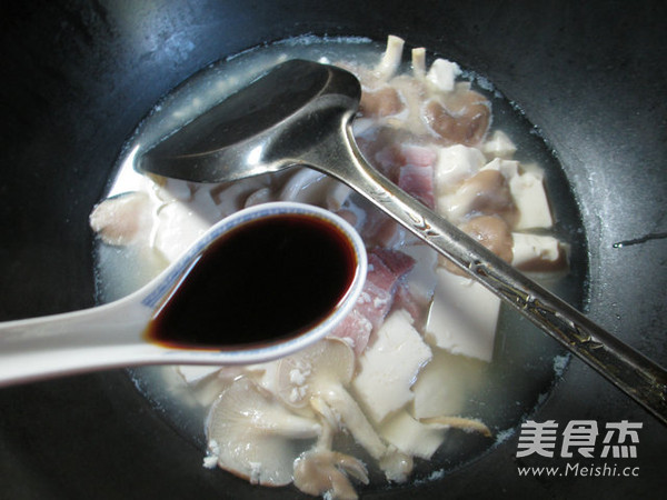 秀珍菇咸肉豆腐