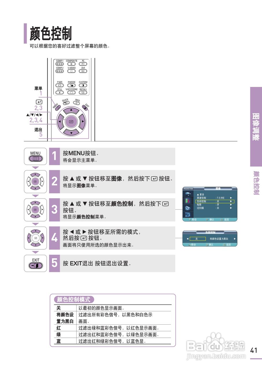 三星SP-H800投影机使用说明书:[5]