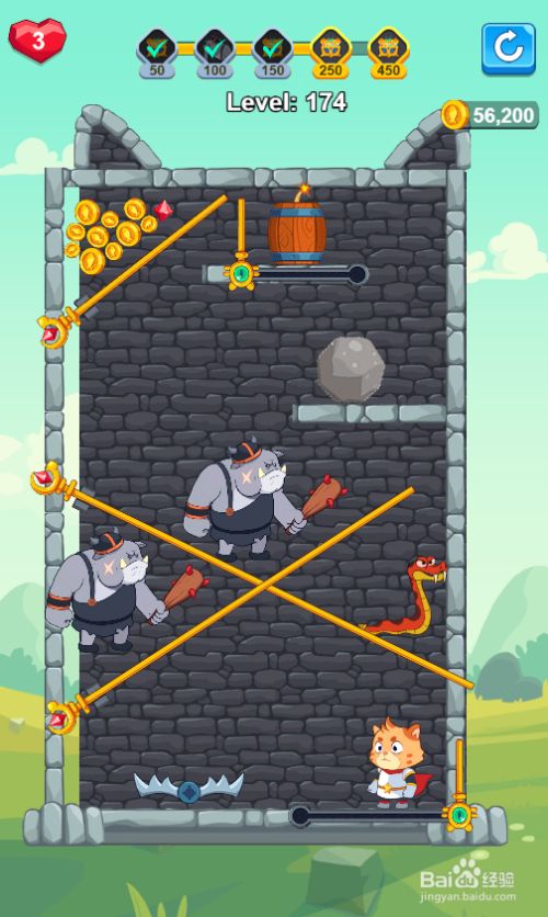 Super Kitty Rescue的Level 174怎样通关
