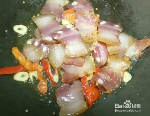 家常菜竹笋炒腊肉