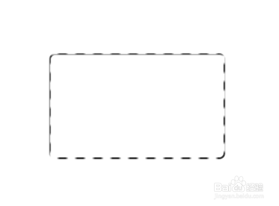 PS 如何更改图层样式中的虚线大小