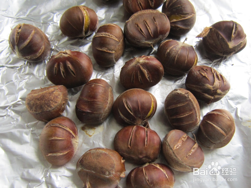 甘香可口,简单快捷-----烤板栗