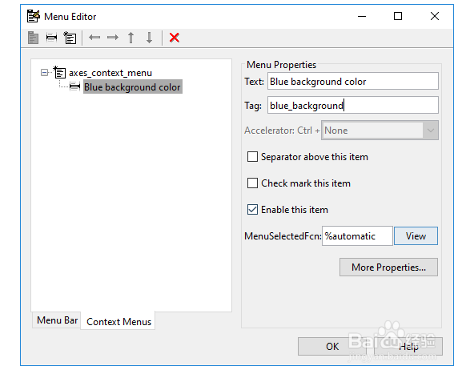 为指南应用程序创建菜单