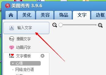 4 在弹出的文字编辑框里输入你想要输入的文字就可以了.