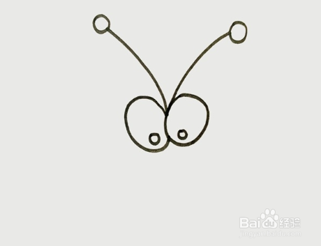 蟑螂的简笔画教程