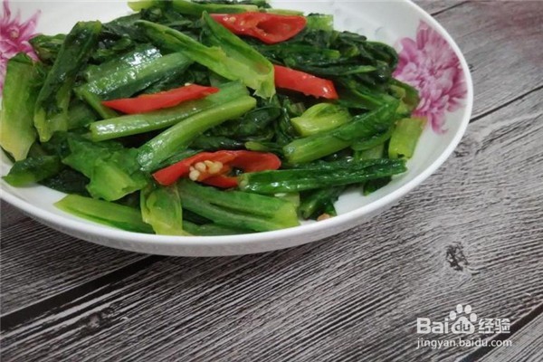 怎么做清炒油麦菜？