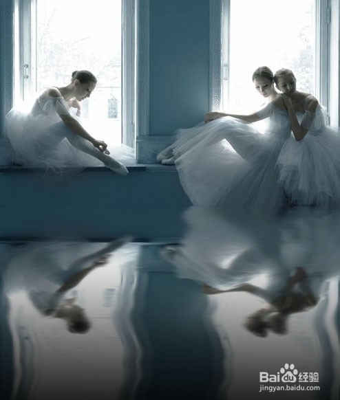 PS水波倒影制作