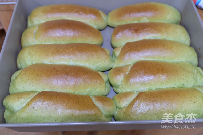 菠菜奶油排包