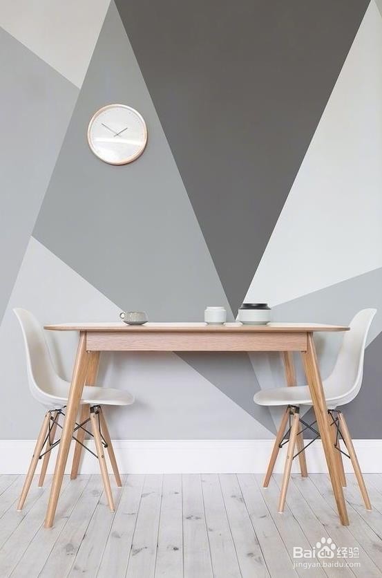 彩马艺术涂料几何墙面背景墙美到窒息!