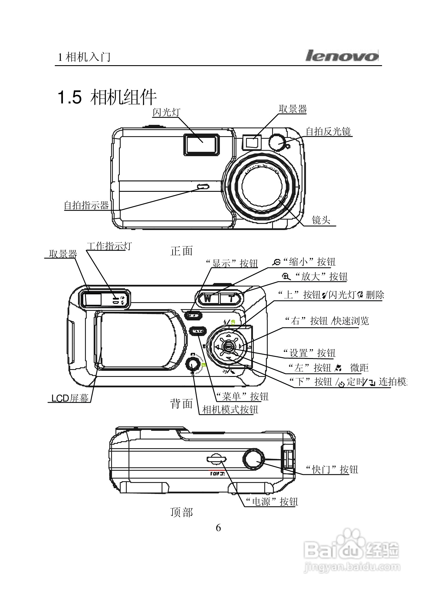 lenovo联想数码相机V300说明书:[1]
