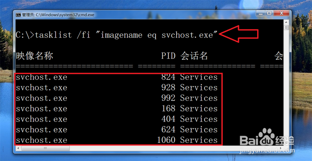 windows上 正常系统进程列表