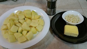 蒜香味马铃薯