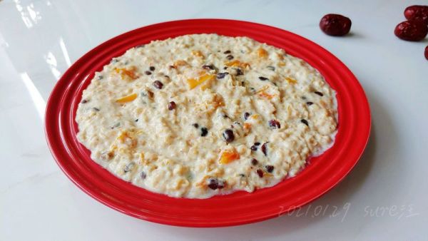 奶瓜蜜豆燕麦粥