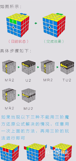 四阶魔方教程攻略