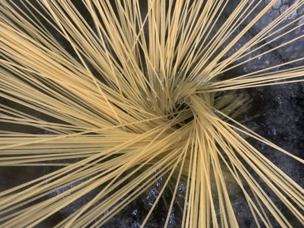 火腿口蘑炒意面