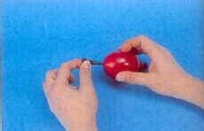 魔法气球造型教程系列之：[25]番茄