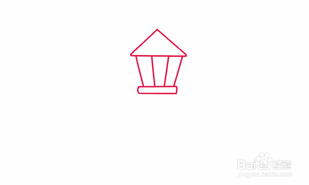 简笔画漂亮的路灯怎么画？