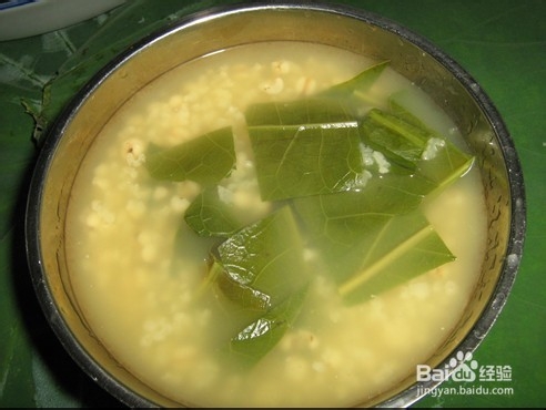 荷叶养生粥的烹饪方法