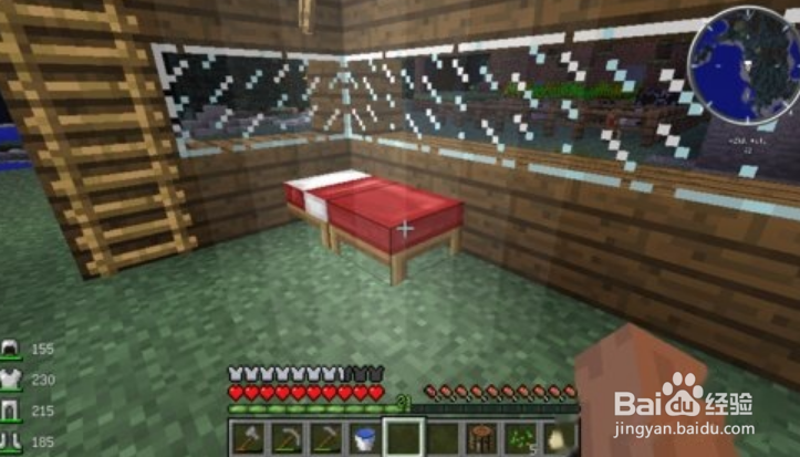 我的世界床怎么做