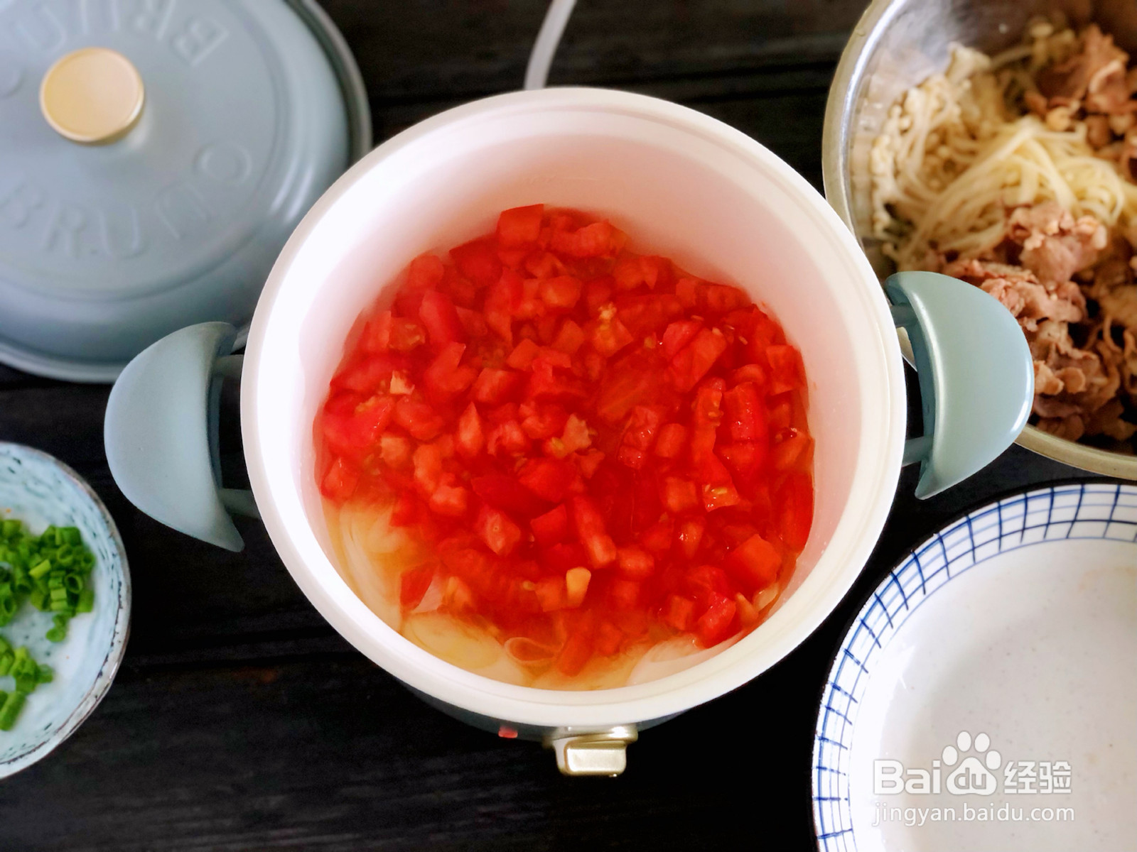 浓汤番茄肥牛卷的做法
