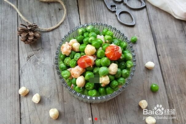 豌豆榛子小龙虾球的做法