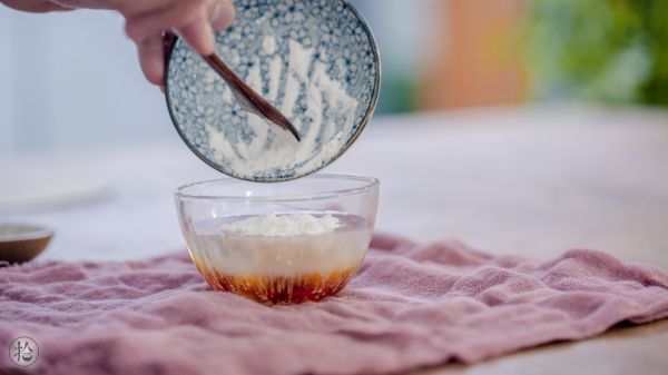 浇汁干贝土豆圆