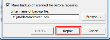 outlook 邮箱修复
