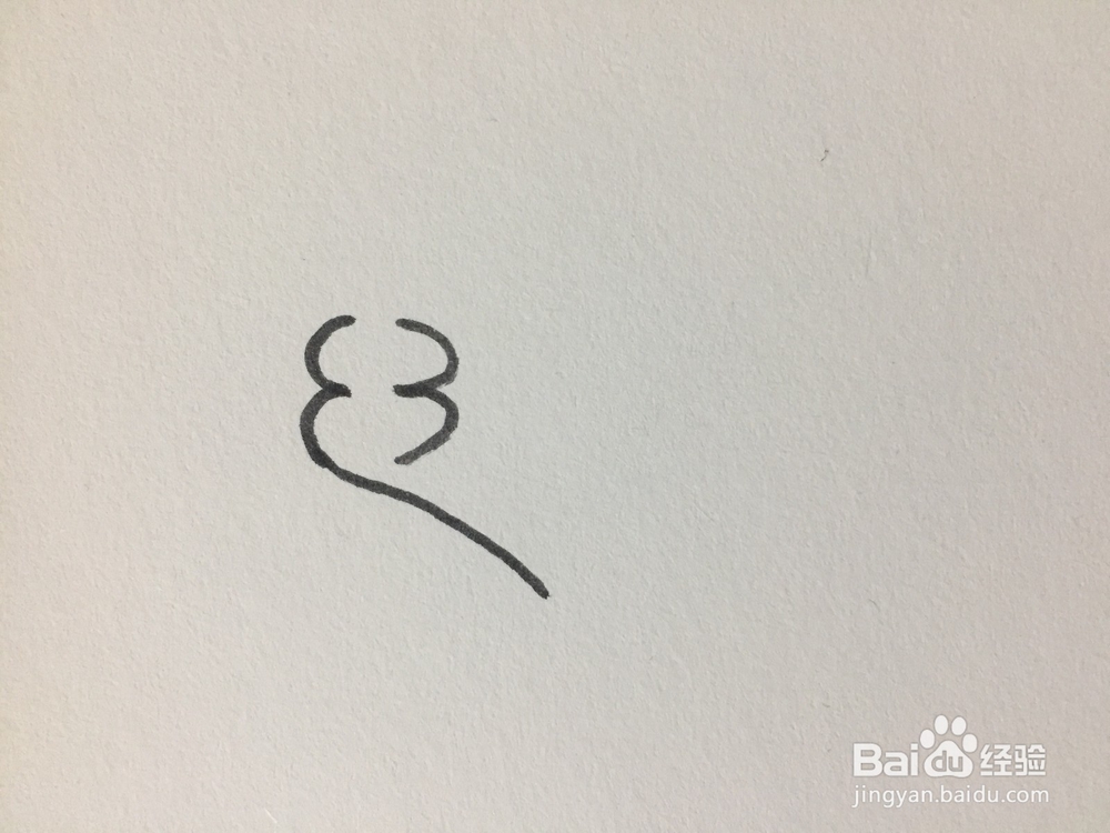 如何用数字3画一个爱心猫爪