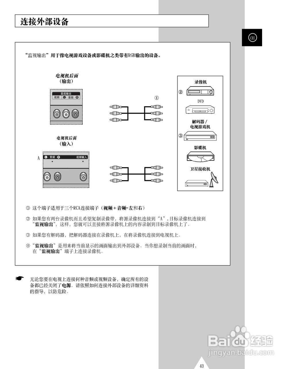 三星PS-50P3H等离子彩电使用说明书:[5]