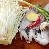 私房菜之清蒸金针鱿鱼圈的秘制做法