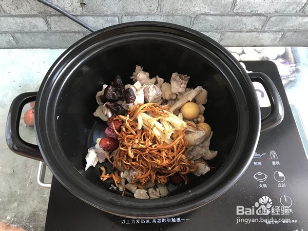 虫草花鸡汤怎么做
