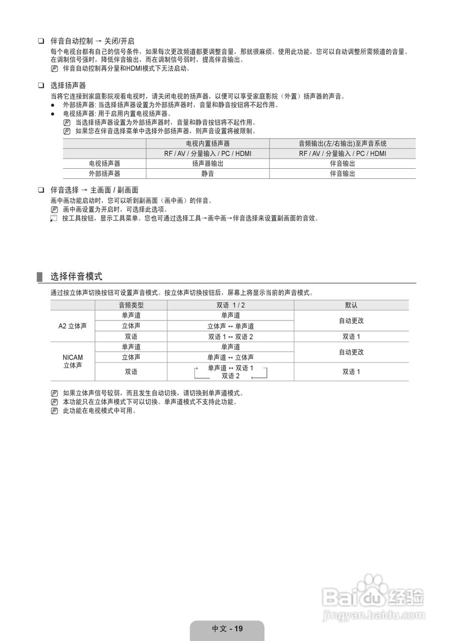 三星LA22B650T6液晶彩电使用说明书:[3]