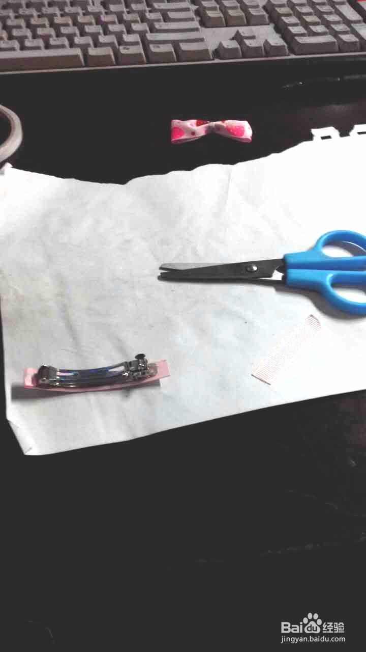 儿童头饰蝴蝶结手工diy