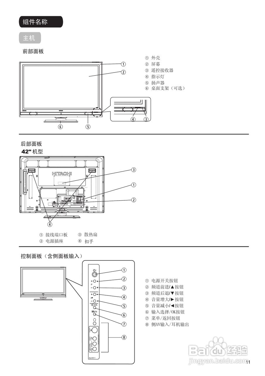 日立等离子彩色电视机P42E101CL型使用说明书:[2]