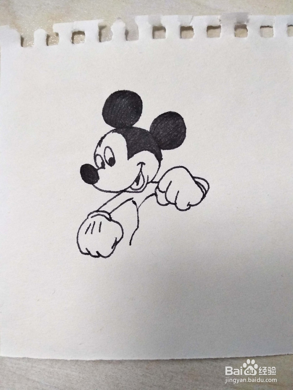 怎么画米老鼠卡通简笔画如何画米老鼠