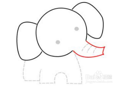 简笔画如何画大象