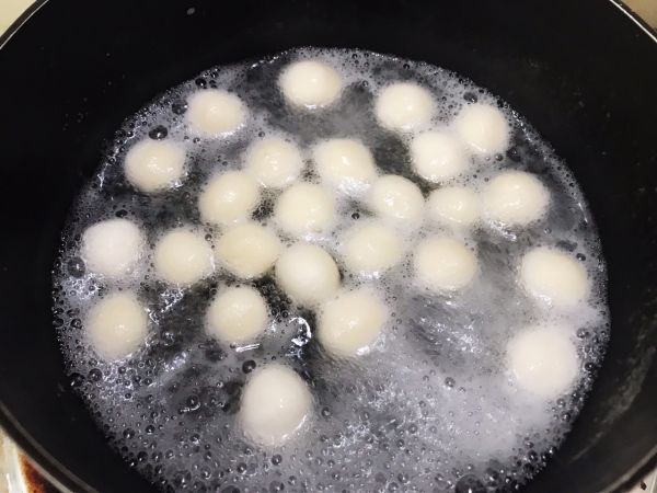 紫米酒酿小丸子