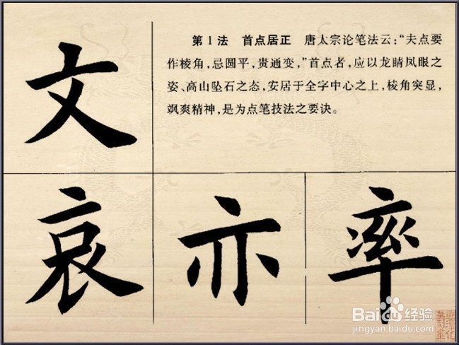 解析欧体楷书结构28法