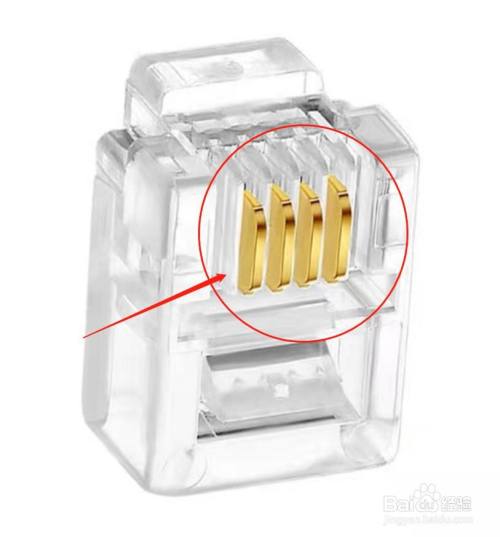 电话线4芯怎么接水晶头