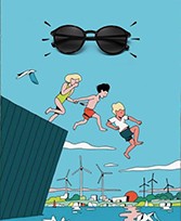 卡仕曼风格的创意眼镜贴图