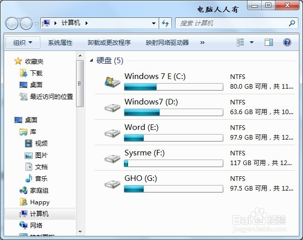 Windows7用户图标在哪个目录